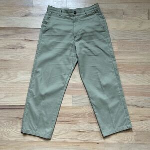 COS Khaki Men Pant 31 Wide Cropped Pant